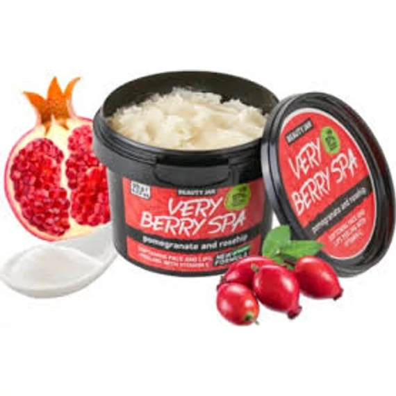 Beauty jar - VERY BERRY SPA Arc- és ajaktisztító 120 g
