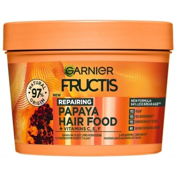 Fructis Hair Food Regeneráló Papaya Hajmaszk