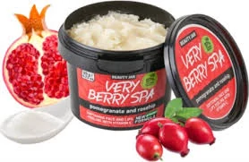 Beauty jar - VERY BERRY SPA Arc- és ajaktisztító 120 g