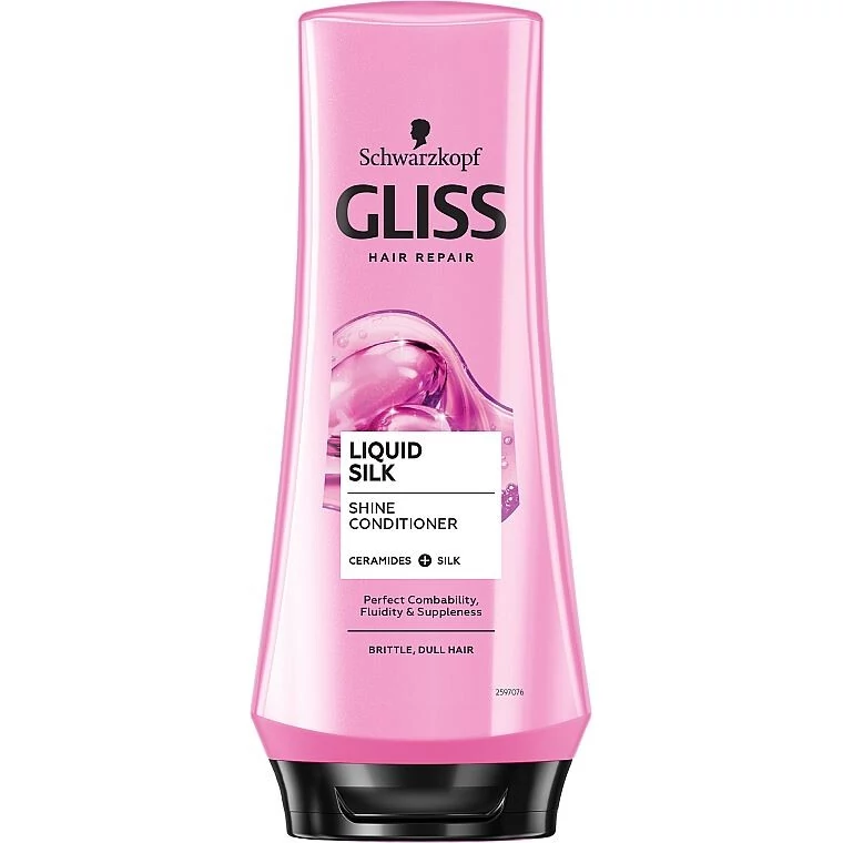 Schwarzkopf Gliss Liquid Silk regeneráló balzsam 200 ml
